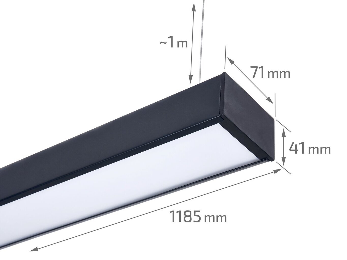 Koloreno ripp-LED laelamp Linea цена и информация | Rippvalgustid | kaup24.ee