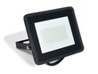 LED halogeenprožektor, 50W, must, neutraalne valge цена и информация | Taskulambid, prožektorid | kaup24.ee