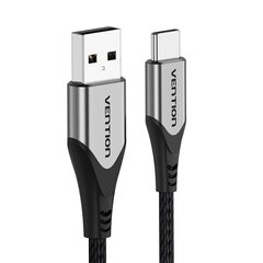 USB 2.0 A to USB-C 3A Cable Vention CODHI 3m Gray цена и информация | Кабели для телефонов | kaup24.ee