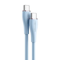 USB-C 2.0 to USB-C 5A Cable Vention TAWSG 1.5m Light Blue Silicone цена и информация | Borofone 43757-uniw | kaup24.ee