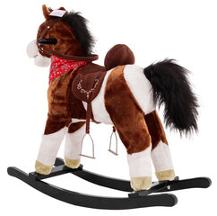 Лошадка-качалка Пони, коричневая цена и информация | Игрушки для мальчиков | kaup24.ee