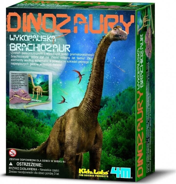 Õppekomplekt Excavations Brachiosaurus 4M, 5903794100596 hind ja info | Arendavad mänguasjad | kaup24.ee