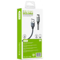 D-Fruit кабель USB-A - USB-C 1 м, серый (DF441C) цена и информация | Кабели для телефонов | kaup24.ee