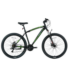 Горный велосипед Bisan 29 MTS4600 MD (PR10010447) черный/зеленый (19) цена и информация | Велосипеды | kaup24.ee