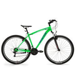 Горный велосипед Bisan 29 LEON VB (PR10010476) зеленый/синий (19) цена и информация | Велосипеды | kaup24.ee