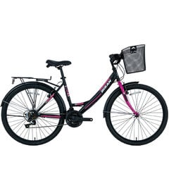 Городской велосипед Bisan 26 Mabella (PR10010412) черный/фиолетовый (17) цена и информация | Велосипеды | kaup24.ee