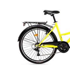 Городской велосипед Bisan 28 Smile (PR10010416) желтый/черный (17) цена и информация | Велосипеды | kaup24.ee