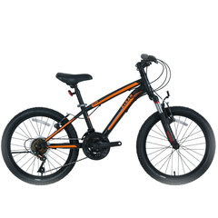 Детский велосипед Bisan 20 KDS2750 VB (PR10010394) черный/оранжевый цена и информация | Велосипеды | kaup24.ee