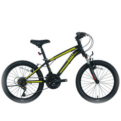 Детский велосипед Bisan 20 KDS2750 VB (PR10010394) черный/желтый цена и информация | Велосипеды | kaup24.ee