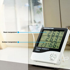 Termomeeter-kell hind ja info | Ilmajaamad, termomeetrid | kaup24.ee