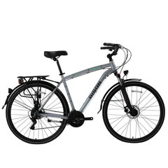 Туристический велосипед Bisan 28 Comfortline MD (PR10010423) серый/зеленый (21) цена и информация | Велосипеды | kaup24.ee