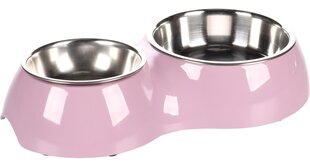 Kausside komplekt Flamingo Royal, roosa, 2 tk hind ja info | Toidukausid loomadele | kaup24.ee