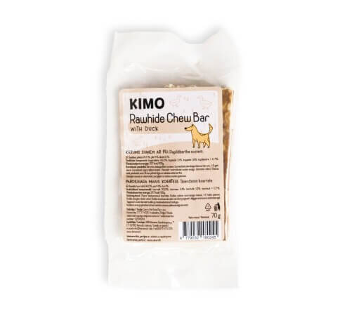 Kimo naturaalne närimismaius pardiga 12cm 2tk 70g цена и информация | Maiustused koertele | kaup24.ee