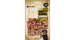 Närimismaius koertele Flamingo Hapki Rabbit + Rice Bites, 85g цена и информация | Лакомства для собак | kaup24.ee