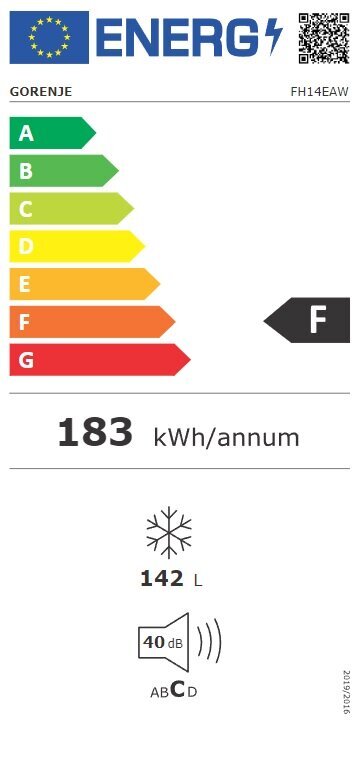 Gorenje FH14EAW цена и информация | Sügavkülmikud ja külmakirstud | kaup24.ee