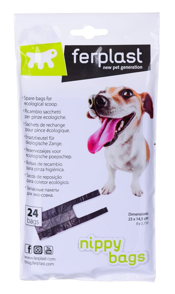 Ferplast kotid koerte väljaheidete jaoks Nippy, 24 tk hind ja info | Hooldusvahendid loomadele | kaup24.ee