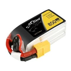 Аккумулятор Tattu 850mAh 11.1V 75C 3S1P Konektor XT60 цена и информация | Батареи | kaup24.ee