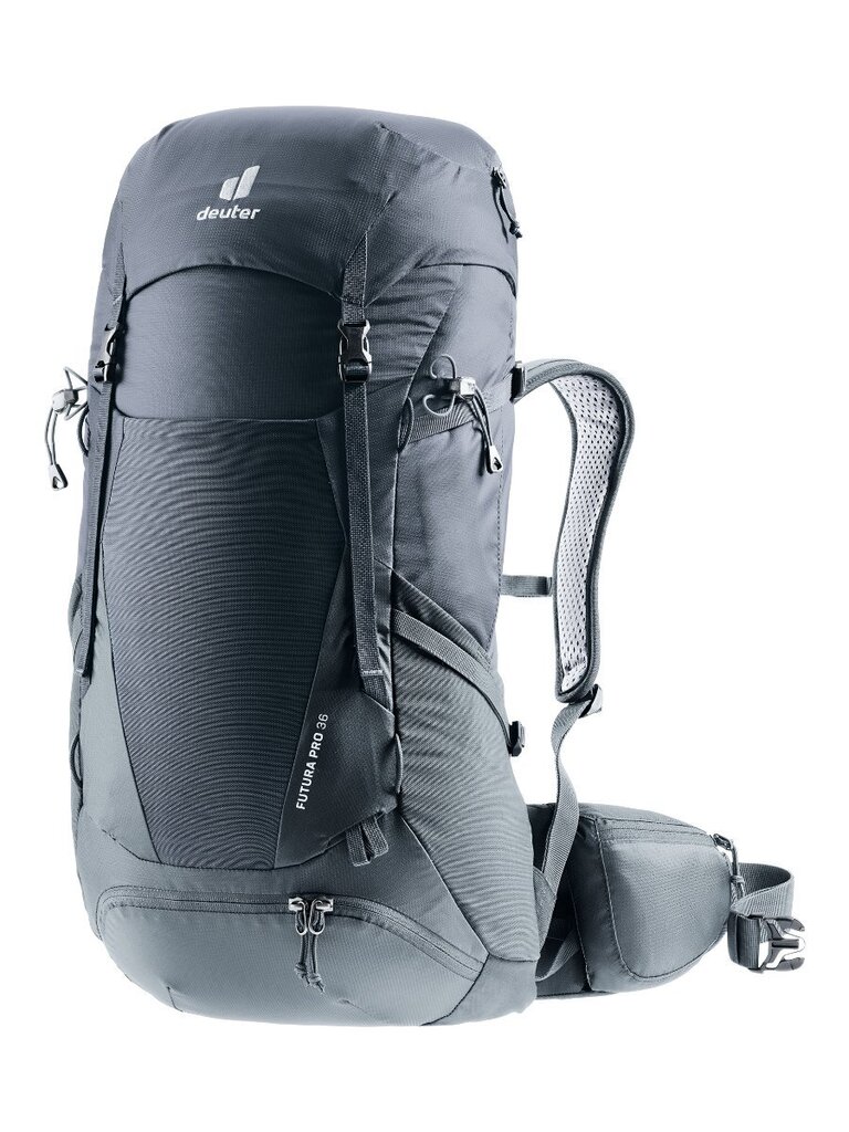 Seljakott Deuter Futura Pro 36 Black-Graphite, 36L, hall hind ja info | Spordikotid, seljakotid | kaup24.ee