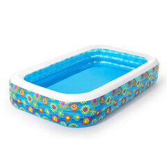 Bassein 305x183x56cm Bestway Happy Flora Kids Pool цена и информация | Бассейны | kaup24.ee