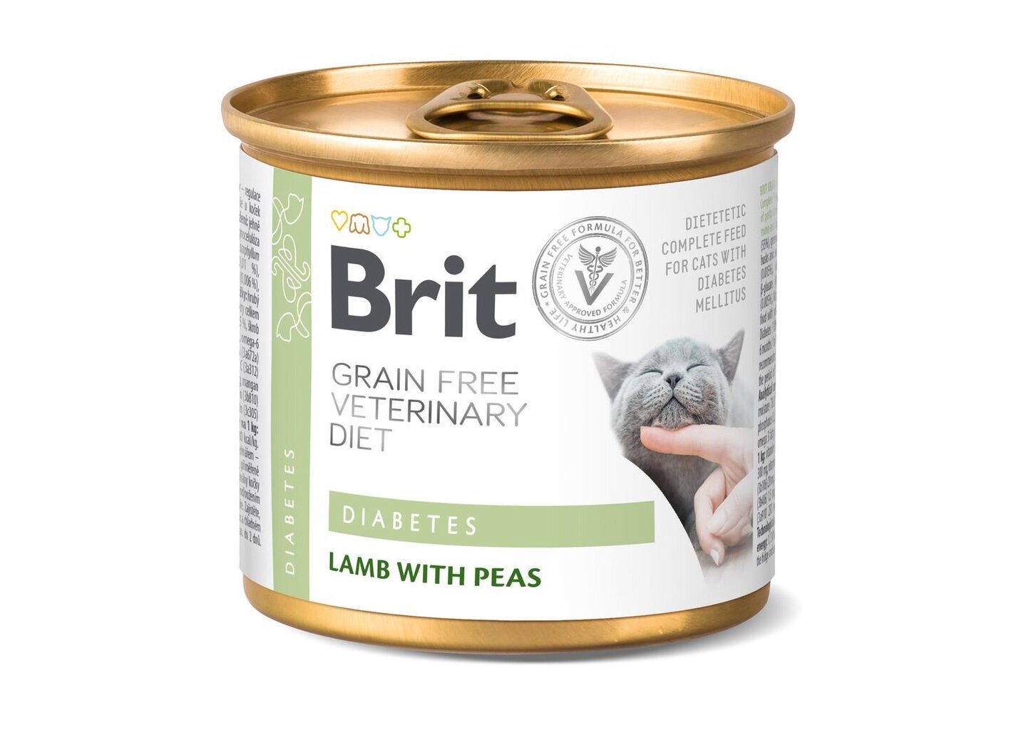 Brit Veterinary Diet Diabetes konserv kassidele, 200g цена и информация | Kuivtoit kassidele | kaup24.ee
