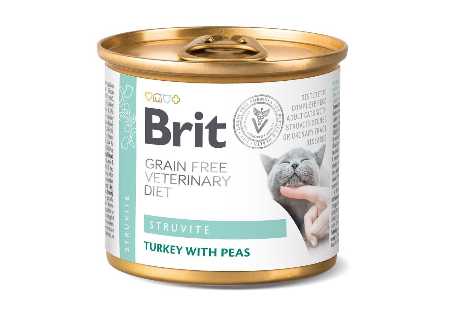 Brit Veterinary Diet Struvite konserv kassidele, 200g hind ja info | Kuivtoit kassidele | kaup24.ee