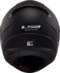 Motokiiver LS2 Rapid II, mattmust цена и информация | Шлемы для мотоциклистов | kaup24.ee