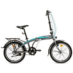 Kokkupandav jalgratas Bisan 20 FX3500 NX3 (PR10010408), hall/sinine hind ja info | Jalgrattad | kaup24.ee