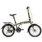 Kokkupandav jalgratas Bisan 20 FX3500 NX3 (PR10010408), hall/kollane hind ja info | Jalgrattad | kaup24.ee