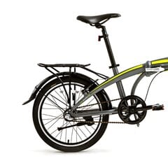 Kokkupandav jalgratas Bisan 20 FX3500 NX3 (PR10010408), hall/kollane hind ja info | Jalgrattad | kaup24.ee