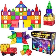 Desire Deluxe Magnetic Building Stones Magnet Montessori Toys for Kids, образовательные игрушки для мальчиков и девочек, 3 4 5 6 7 7 8 лет, XXL Set с 57 акциями цена и информация | Конструкторы и кубики | kaup24.ee