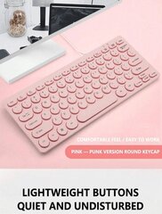 Проводная клавиатура, Electronics LV-738, розовая, 1 шт цена и информация | Клавиатура с игровой мышью 3GO COMBODRILEW2 USB ES | kaup24.ee