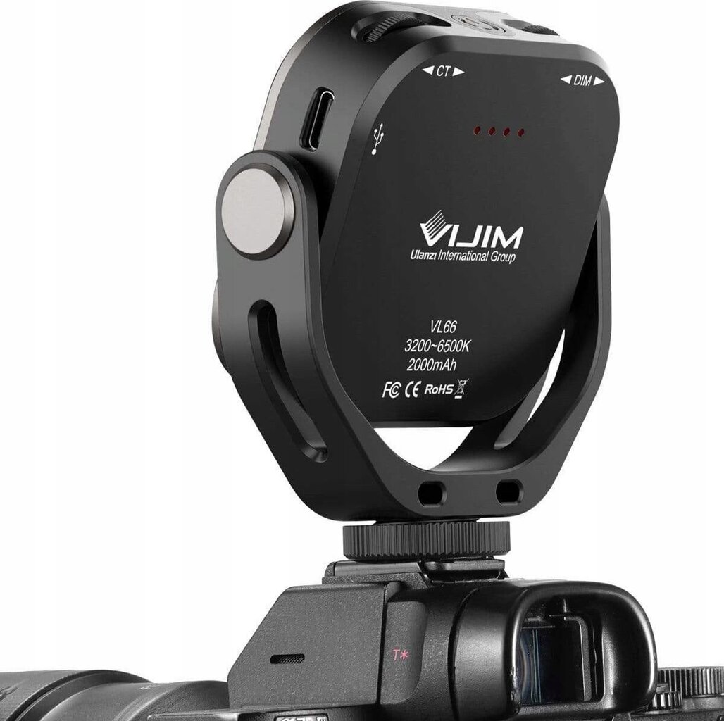 Mini fotolamp koos akuga telefonikaamerale Ulanzi VL 66 цена и информация | Lisatarvikud fotoaparaatidele | kaup24.ee