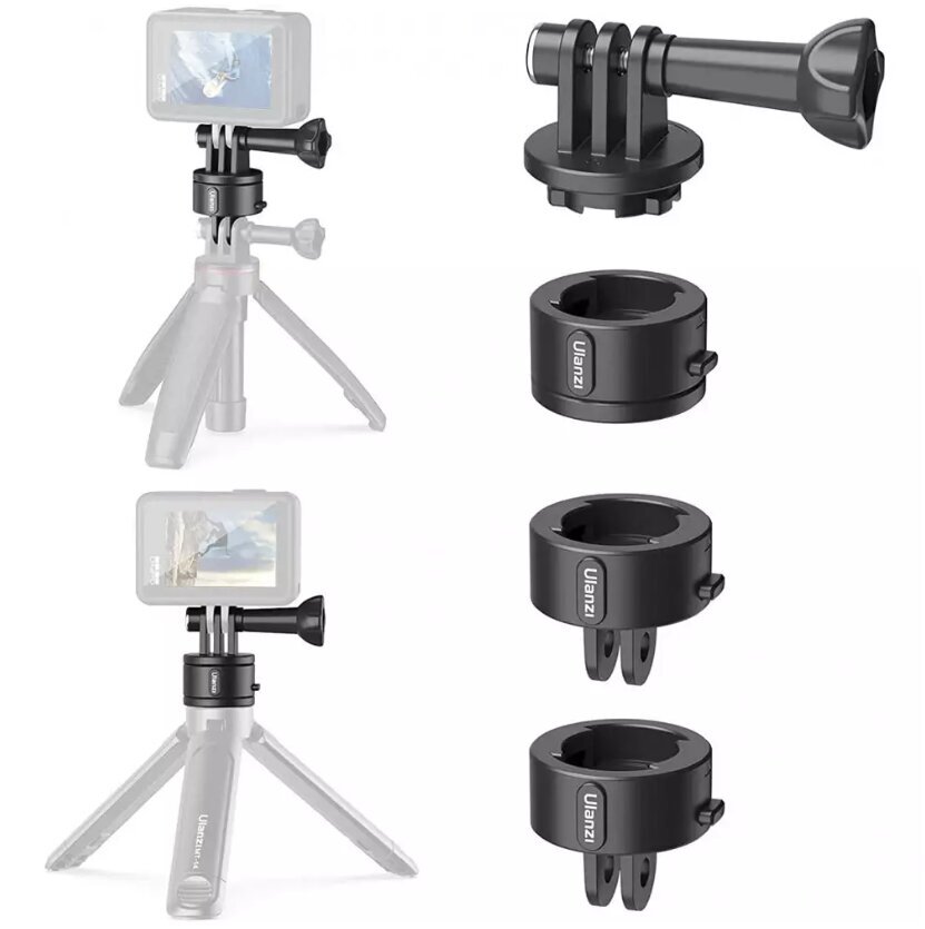 Statiiviadapter Ulanzi GP-4 1/4 magnetilise statiivi jaoks kaameratele GoPro DJI Insta hind ja info | Videokaamerate lisatarvikud | kaup24.ee