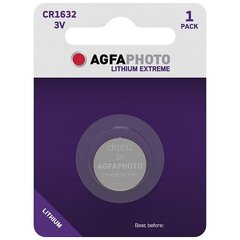 AgfaPhoto patarei CR1632 Liitium, 1tk цена и информация | Батарейки | kaup24.ee