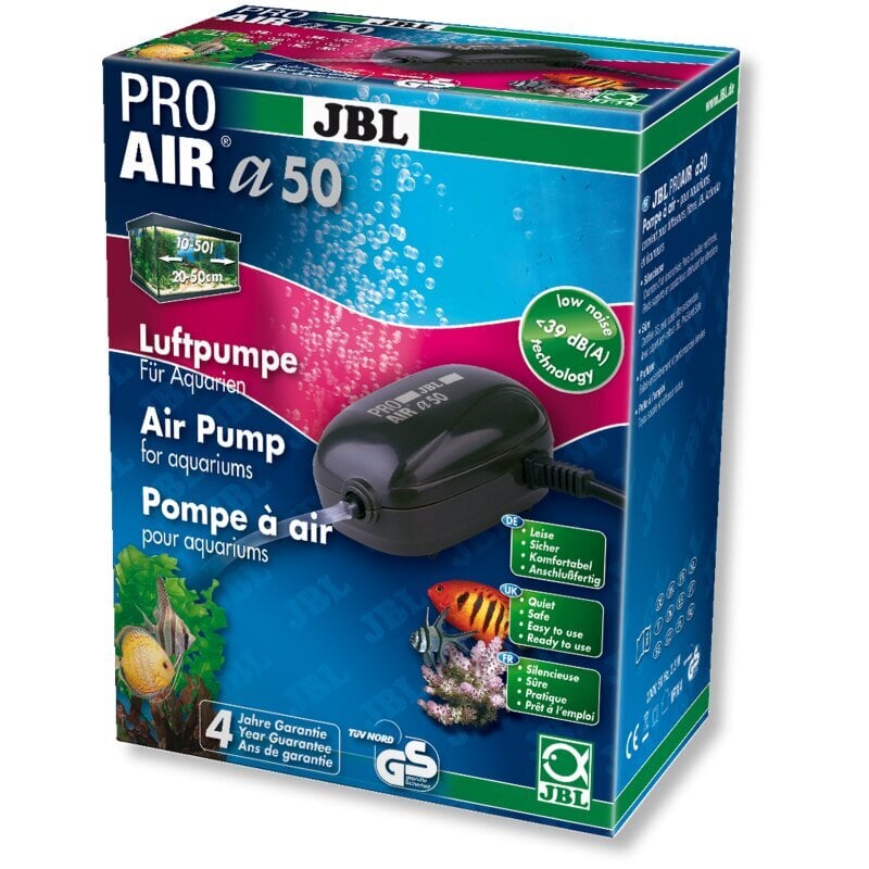JBL ProAir a50 Silent Aerator + komplekt цена и информация | Akvaariumid ja seadmed | kaup24.ee