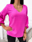 Suures suuruses pluus naistele Liza, roosa цена и информация | Naiste pluusid, särgid | kaup24.ee
