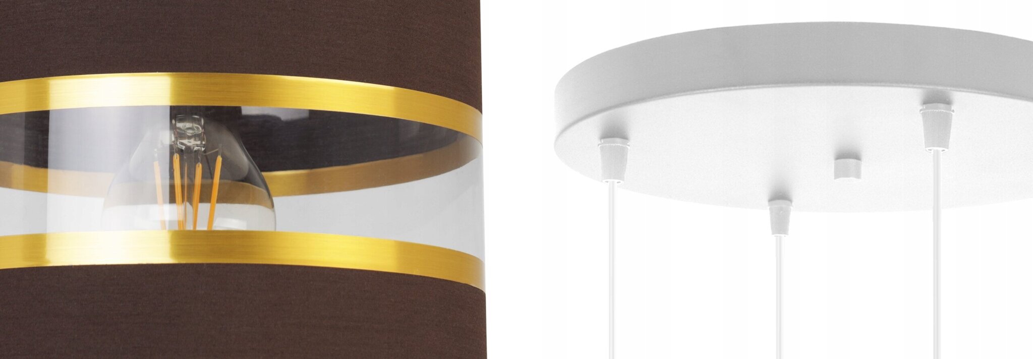 LightHome rippvalgusti Elegance Gold цена и информация | Rippvalgustid | kaup24.ee