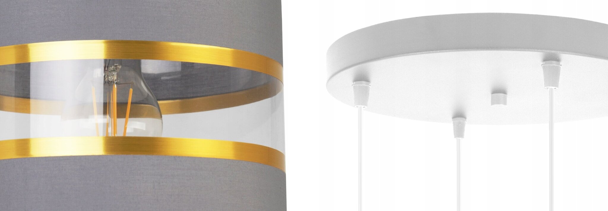 LightHome rippvalgusti Elegance Gold цена и информация | Rippvalgustid | kaup24.ee