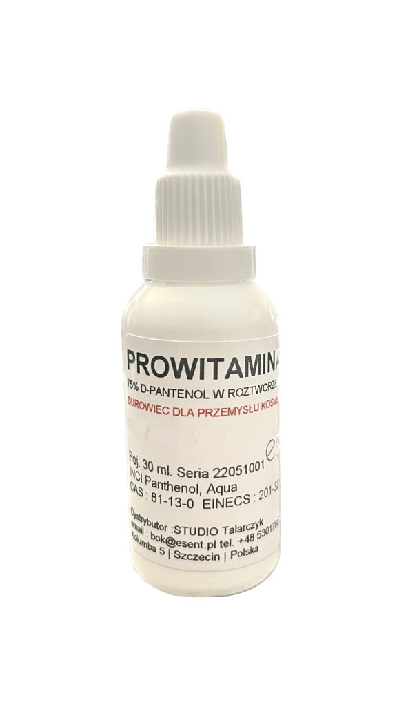 Esent Provitamiin B5 - 75% D-Panthenol 30 ml цена и информация | Näoõlid, seerumid | kaup24.ee