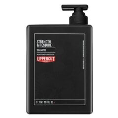Uppercut Deluxe Strenght & Restore Shampoo укрепляющий шампунь для всех типов волос 1000 мл цена и информация | Шампуни | kaup24.ee