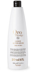 Fanola Oro Therapy Activator 20 vol 6% 1000 ml цена и информация | Краска для волос | kaup24.ee