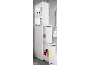 Vannitoakapp Sadilo XL, valge цена и информация | Шкафчики для ванной | kaup24.ee