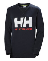 Helly Hansen женская спортивная кофта HH LOGO CREW, темно-синий L 907139743 цена и информация | Женские толстовки | kaup24.ee