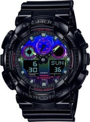 Часы женские Casio G-Shock GA-100RGB-1AER цена и информация | Женские часы | kaup24.ee