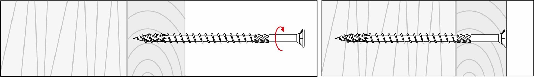 Puidukruvid Torx 4x70 mm, koonilised, Klimas Wkcs цена и информация | Kinnitusvahendid | kaup24.ee