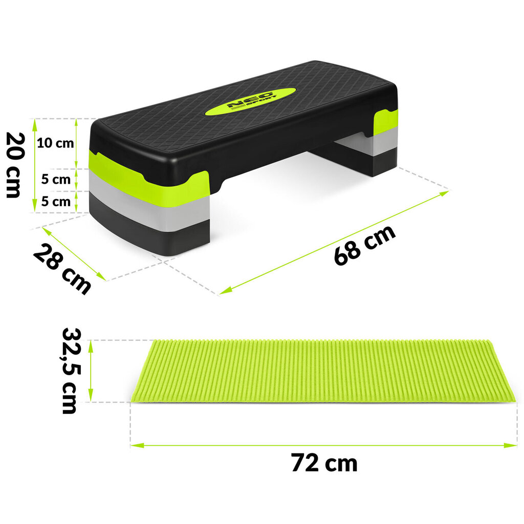 Stepipink NS-400, roheline hind ja info | Stepipingid | kaup24.ee