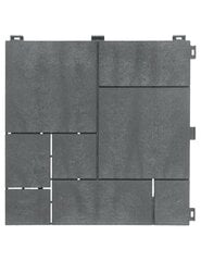 Terrassi plaat Stone Mosaic Steel Gray hind ja info | Terrassipõrandad | kaup24.ee