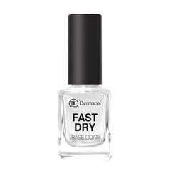 Küünelakk Dermacol Fast Dry Base Coat, 11ml цена и информация | Лаки для ногтей, укрепители для ногтей | kaup24.ee