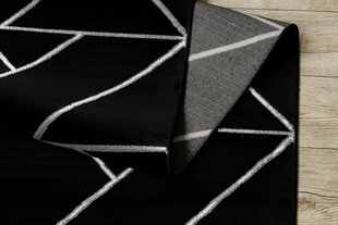 бегун EMERALD эксклюзивный 7543 гламур, стильный геометричес черный / бряный 70 cm цена и информация | Ковры | kaup24.ee