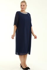 Kleit naistele F2328-TM, sinine hind ja info | Kleidid | kaup24.ee